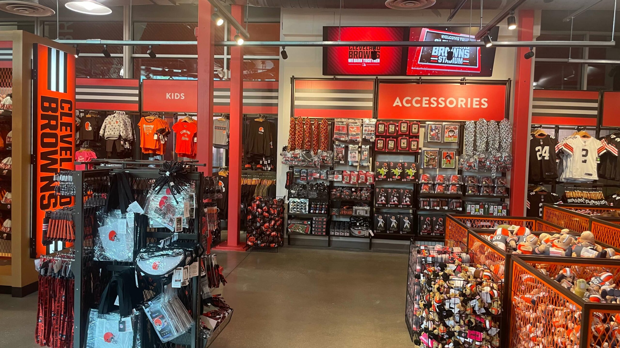 cleveland browns store at the stadium